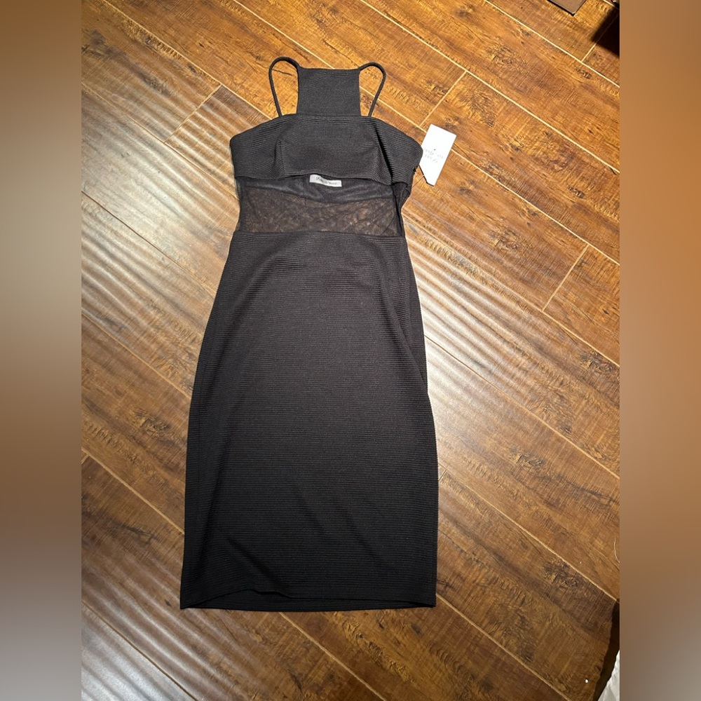 Nasty gal black mesh dress